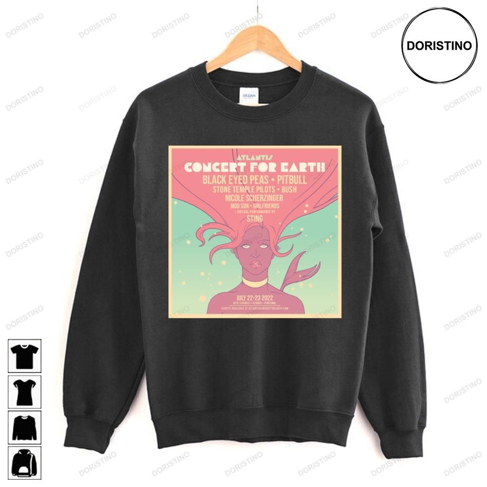 Atlantis Concert For Earth Limited Edition T-shirts